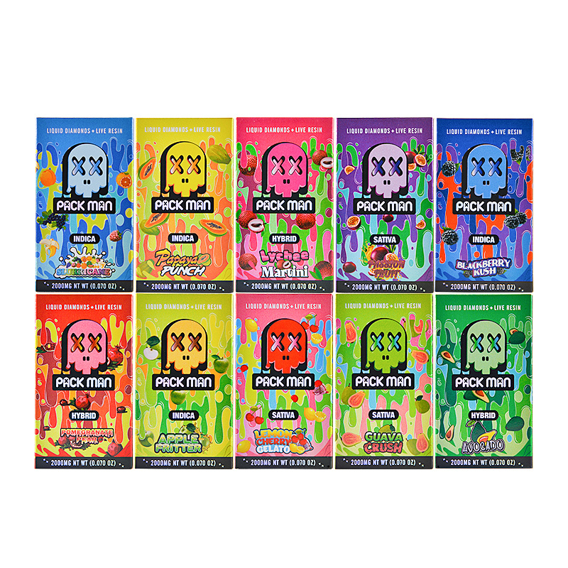 Packman live resin liquid diamonds 2g thc vape