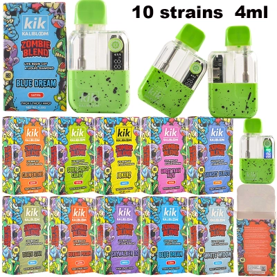 USA Warehouse Kik Kalibloom Zombie Blend 4G Live Resin Disposable Vape Pen 01