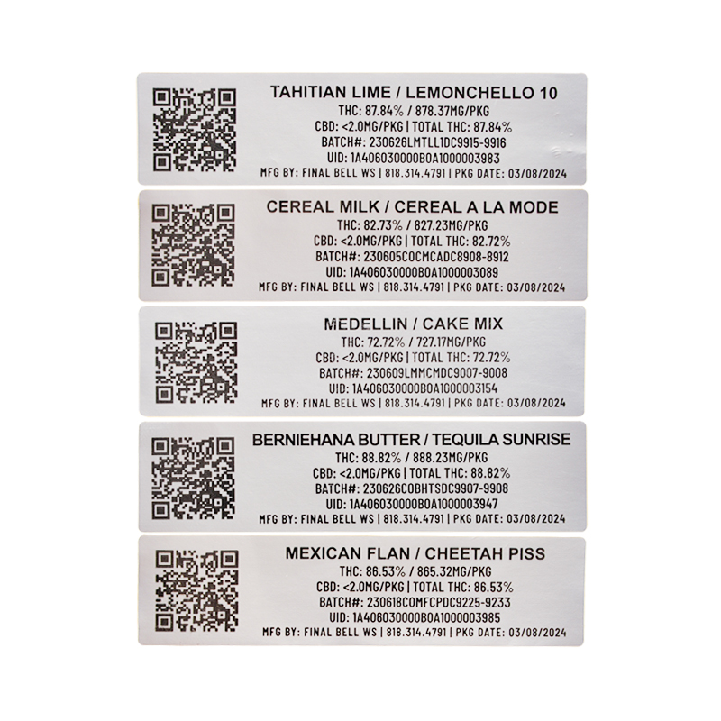 USA wholeslae 0.5g+0.5g cookies dual chamber vape