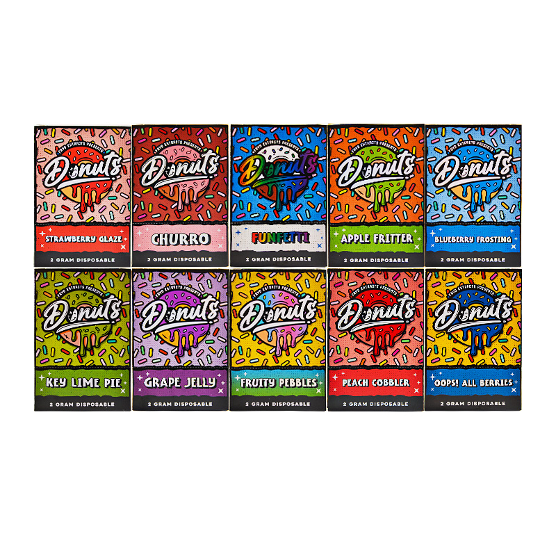 USA warehouse Kseal Fryd dounts extracts preimum empty 2000mg thca vape pens 