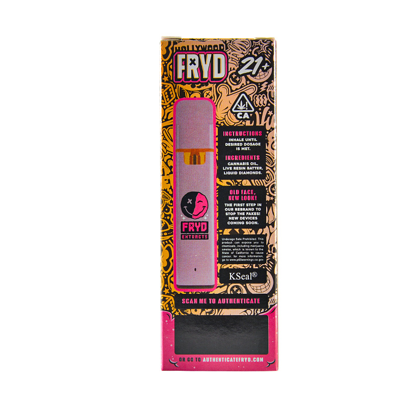 Best Newest Fryd gen 8 empty 2ml vape pens live resin pack