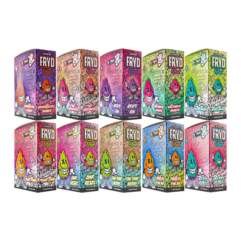 Best Newest Fryd gen 8 empty 2ml vape pens live resin pack