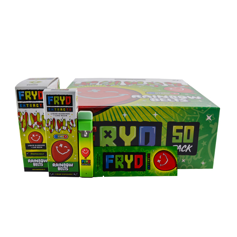 Wholesale Fryd extracts rainbow belts 2ml disposable vape pens