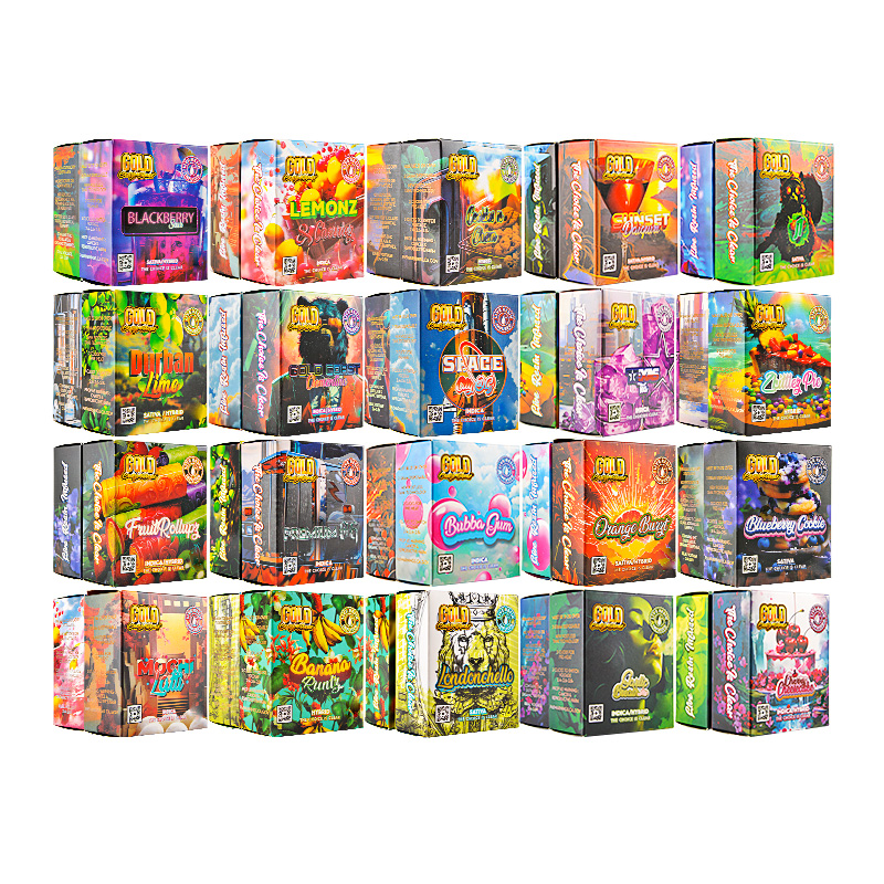 USA STOCK Gold coast clear empty 2grams disposable vape pens