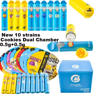 Best cookies dual chamber thca vape pens 0.5g+0.5g 01