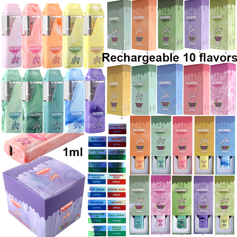 USA STOCK packwoods x runty 1000mg empty disposable vape pens