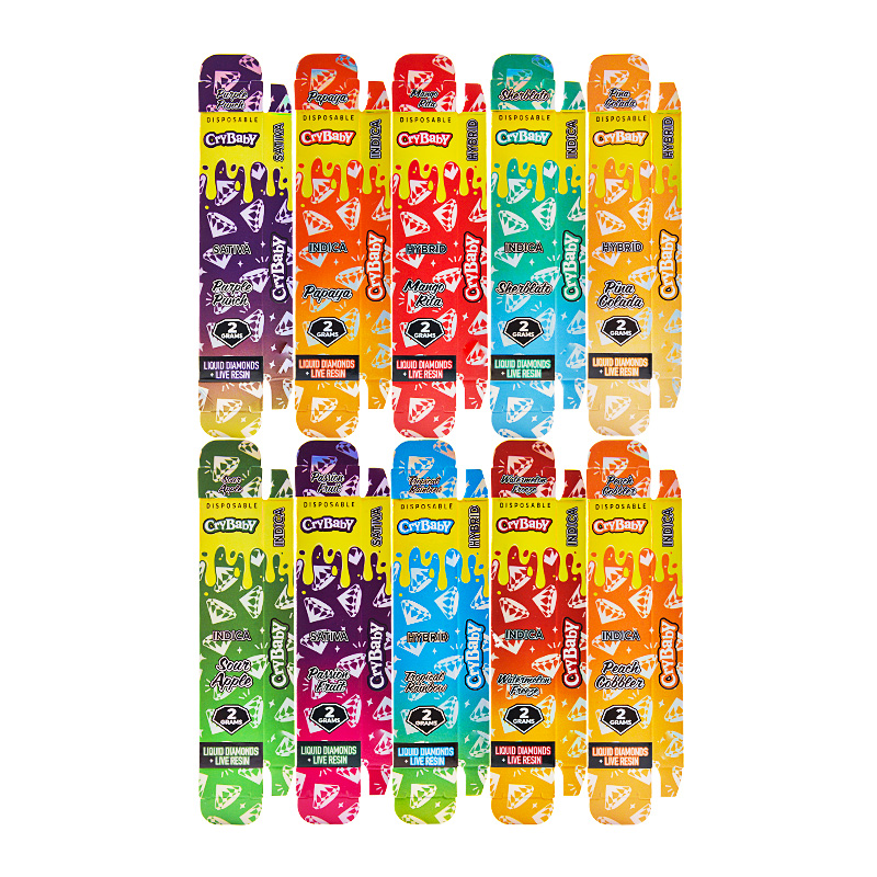 USA STOCK Cry Baby 2000mg disposable vape pens sleek