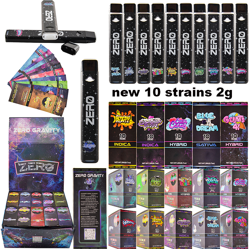 Newest Zero Gravity Premium Distillate 2gram disposable Electronic cigarette