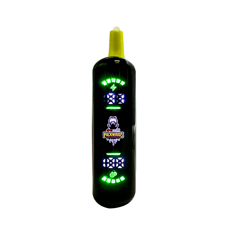 New LED screen Gas House x Packwoods 2000mg empty THC vape pen