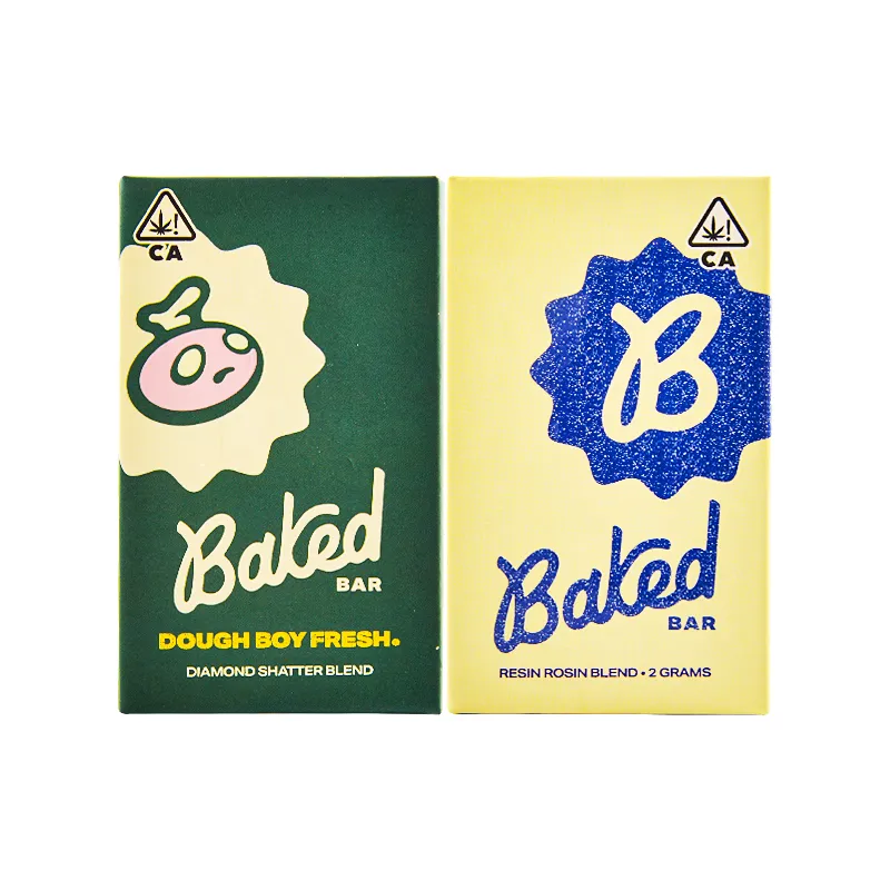 USA  STOCK NEW Baked Bar 2g disposable vape pens Dough Boy Fresh Resin Rosin Blend 2gram