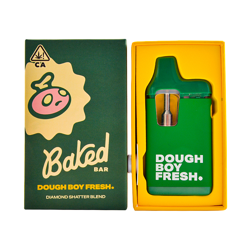 USA  STOCK NEW Baked Bar 2g disposable vape pens Dough Boy Fresh Resin Rosin Blend 2gram