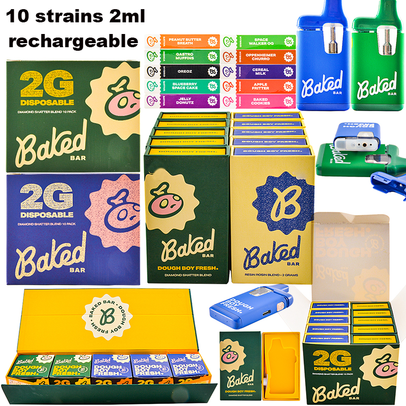 Wholesale Baked Bar empty vape pens premium live sugar 2G disposable