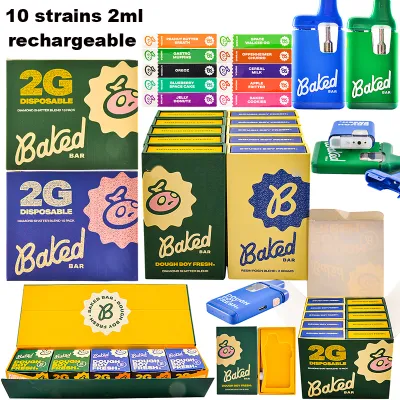 USA  STOCK NEW Baked Bar 2g disposable vape pens Dough Boy Fresh Resin Rosin Blend 2gram 01