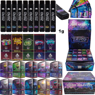 Wholesale empty Zero Gravity 1000mg vape pens THC disposable  01