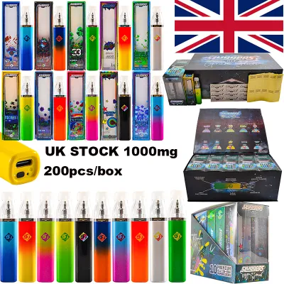 UK STOCK sluggers hit disposable 1000mg empty premium extracts 01