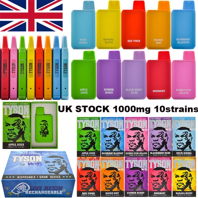 UK STOCK Tyson thc vape empty 1000mg  01