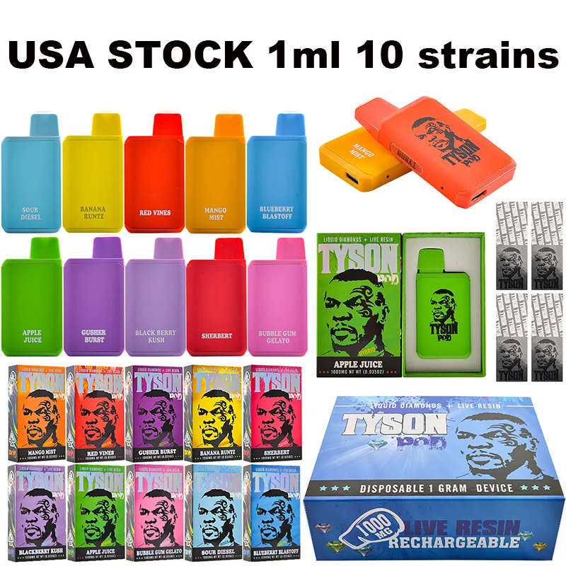 USA STOCK Tyson EMPTY 1G thc vape pen