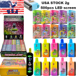 wholesale gas house x packwoods disposable 2000mg with full LED screen liquid diamond 10 flavors