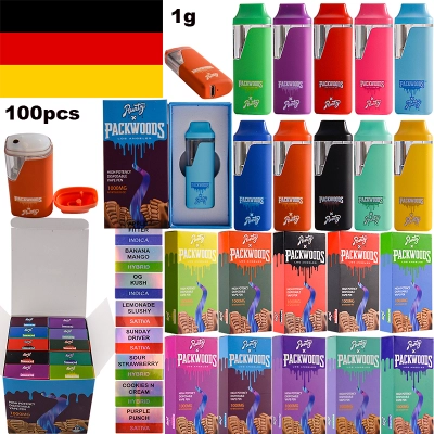 Deutsche abteilung Rubber packwoods x runtz 1000mg vape pen empty e-cigarette 01