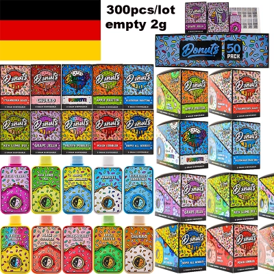 German Stock Newest 10 strains Fryd dounts extracts thc vapes empty 2ml 2g 2gram 2000mg  01
