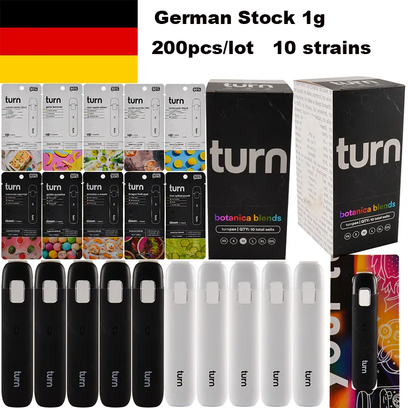 German Stock turn up turn down empty disposable vape thc