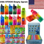USA warehouse Melt x Packman empty disposable vape pens 2000mg with LED screen