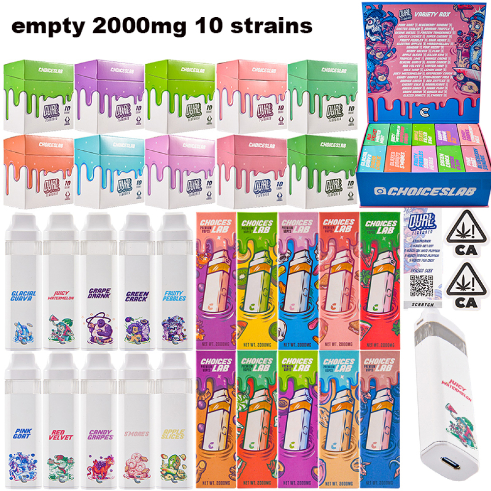 choiceslab disposable empty 2ml 2g 2grams 2000mg vape pens live resin choiceslab carts in bulk