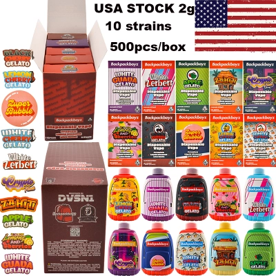 USA Warehouse Backpackboyz 2G Premium Disposable Vape Pen 500pcs/Lot 01