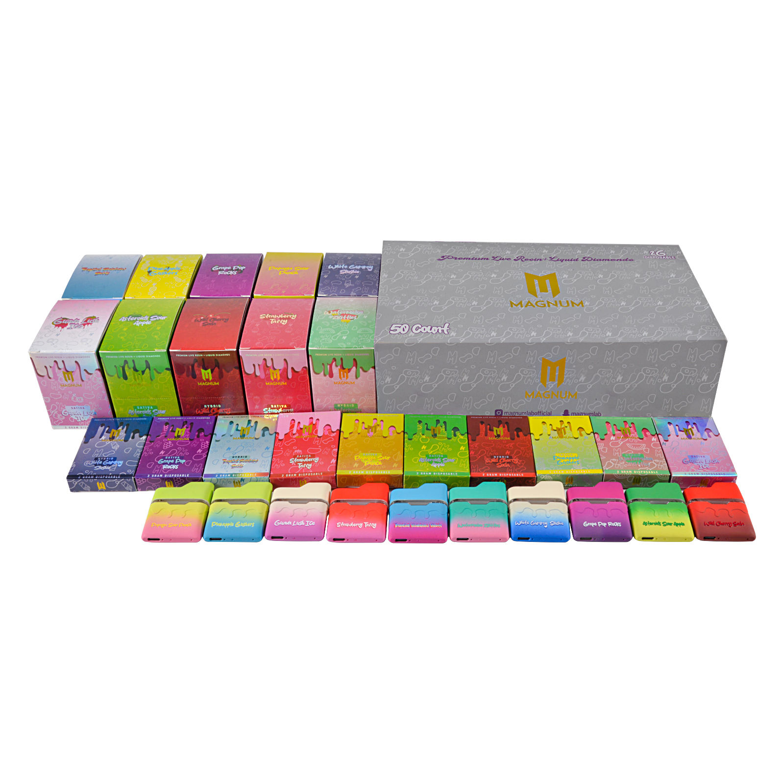 USA warehouse empty 2g Magnum premium disposable vape pen for sale