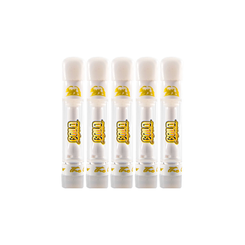 Newest GCC Gold coast clear vape cartridges empty 0.8ml Carnival edition Package 800mg vape carts 20 strains