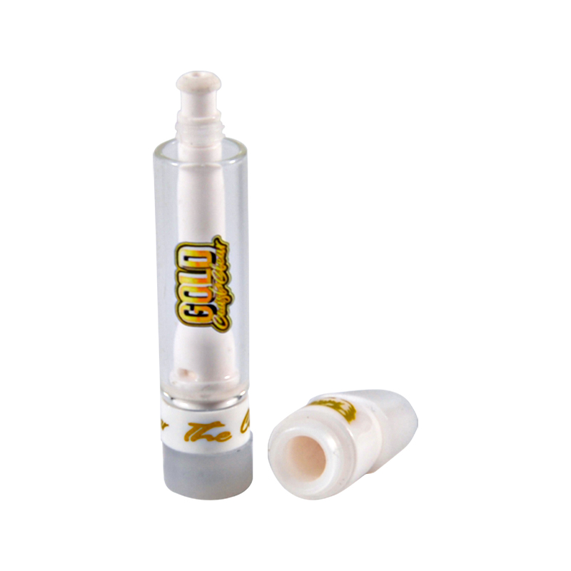 Newest GCC Gold coast clear vape cartridges empty 0.8ml Carnival edition Package 800mg vape carts 20 strains