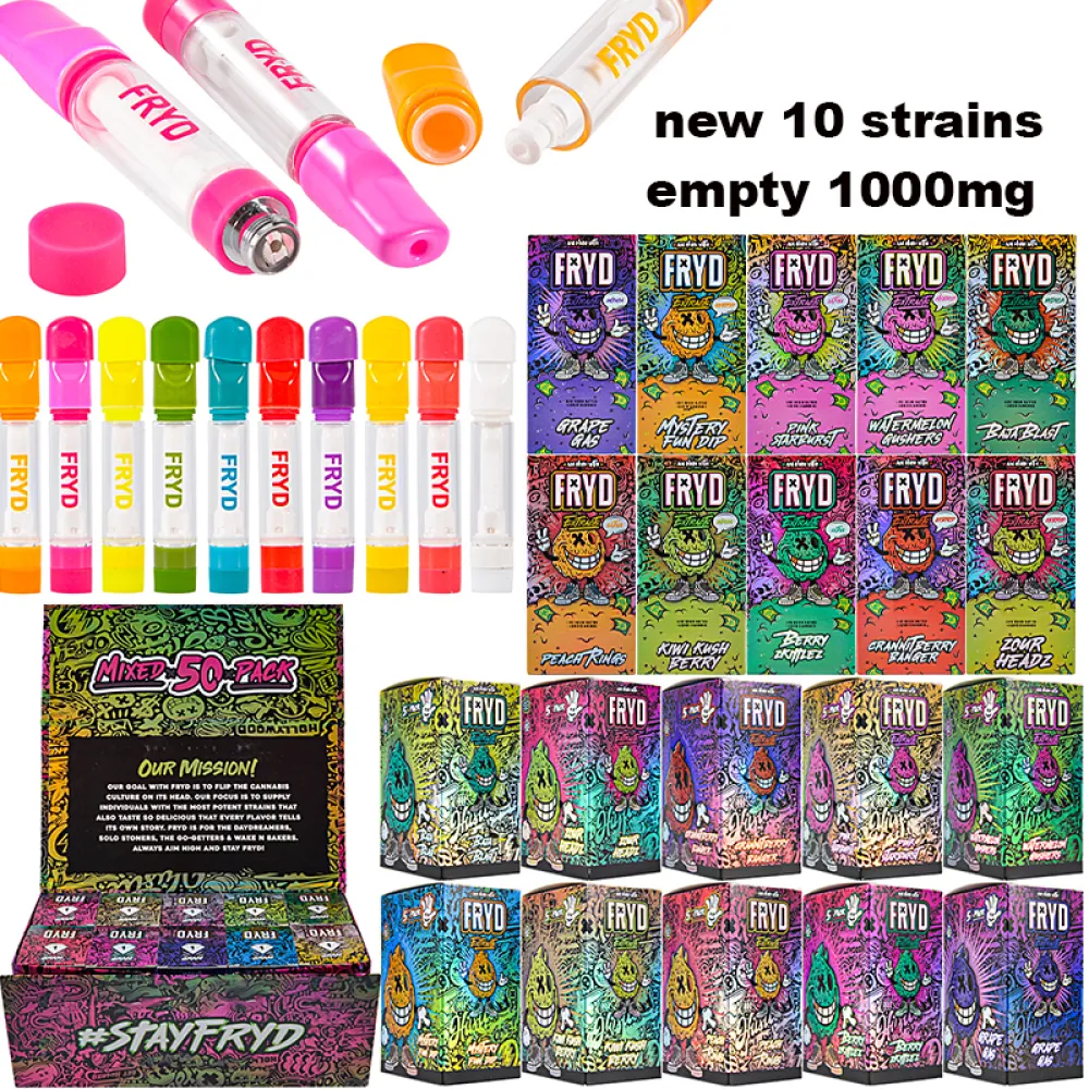 wholesale empty 1g fryd extracts vape carts live resin liquid diamonds vaporizers in bulk