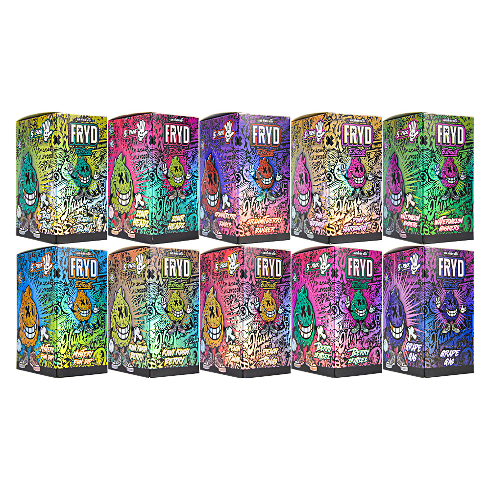 USA warehouse empty 1g Fryd extracts vape cartridges 510 thread full gram vape carts