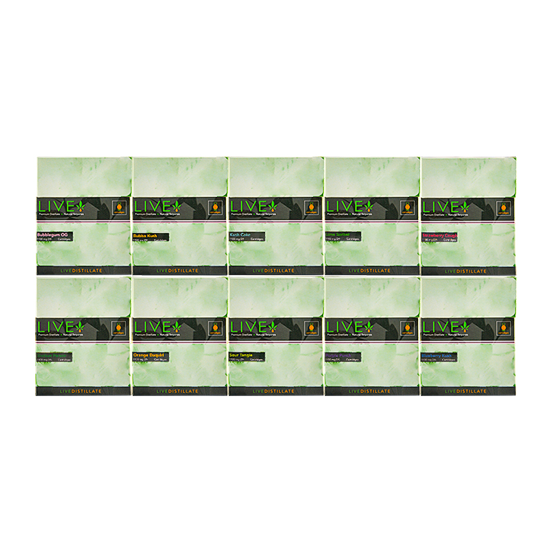 USA STOCK wholesale Premium Distillate D9-THC Live carts empty 1ml 1g 1gram 1000mg vape cartridges 