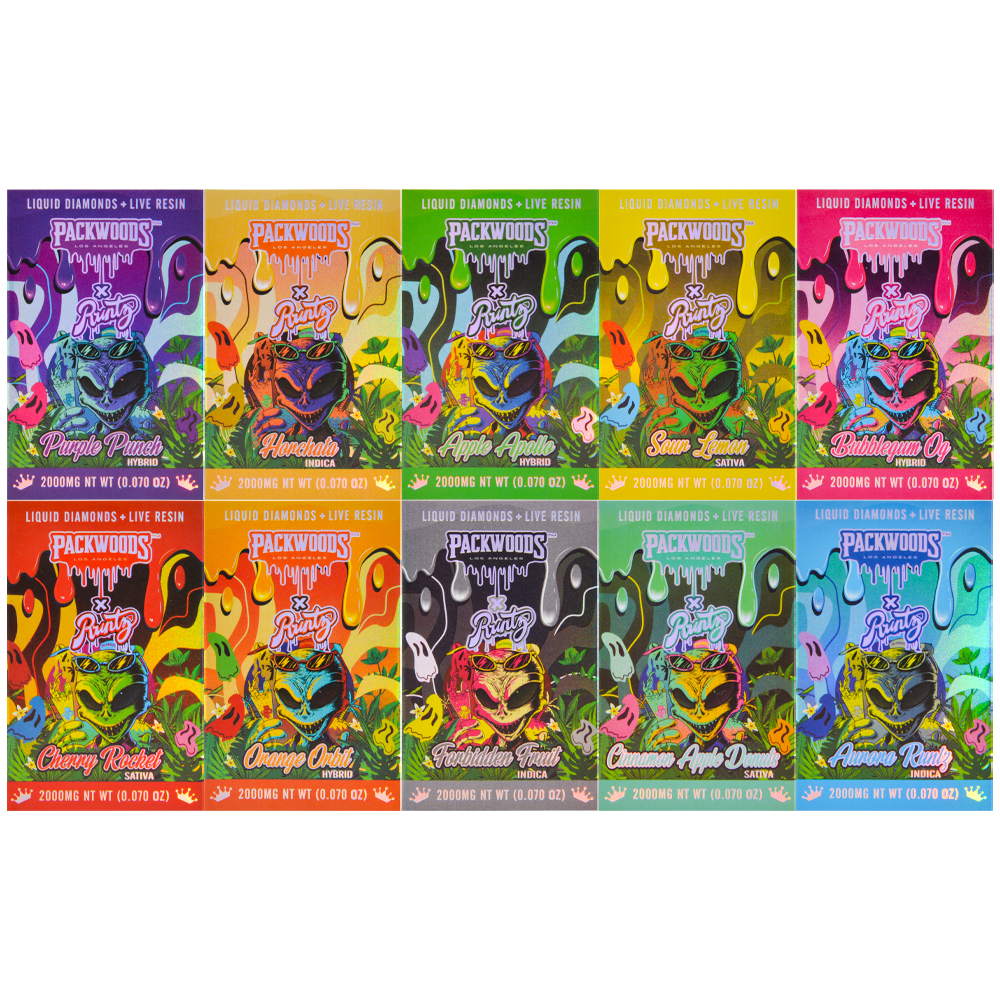 USA Stock Packwoods x Runtz 2G Disposable Vape Pen 200pcs/Lot