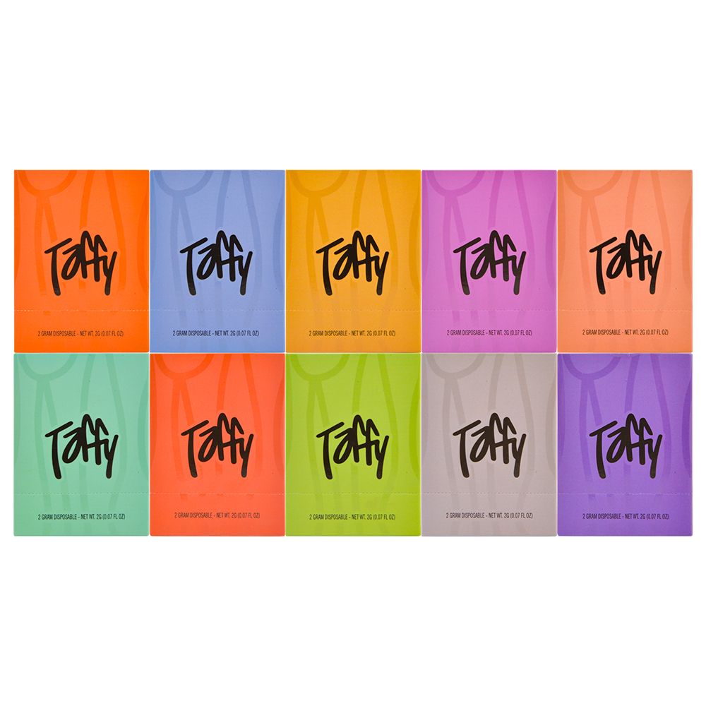 Empty Taffy 2g Disposable Vape Pen Diamonds live resin 10 strains mini disposable THC device pods 