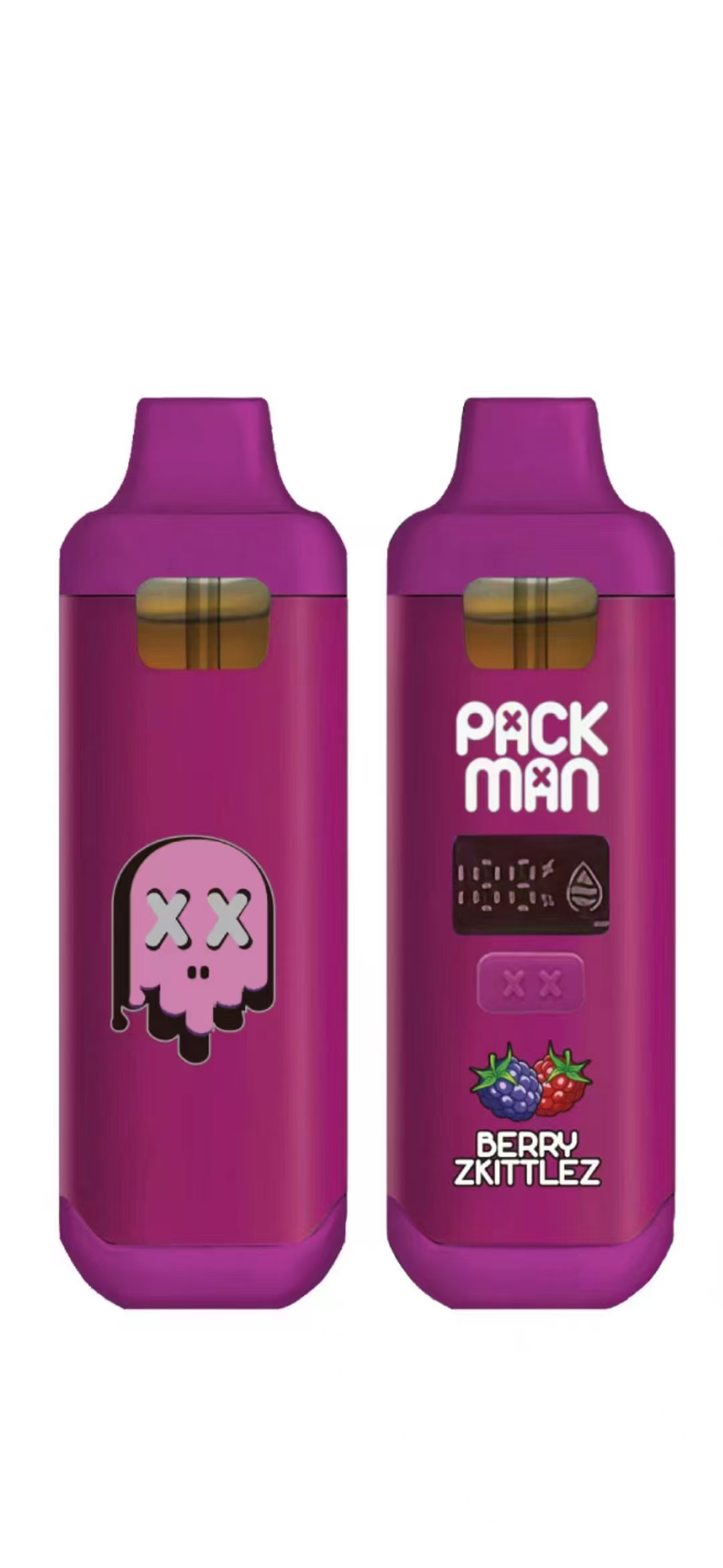 USA STOCK New Packman mini empty 2G disposable vape pens with digital screen