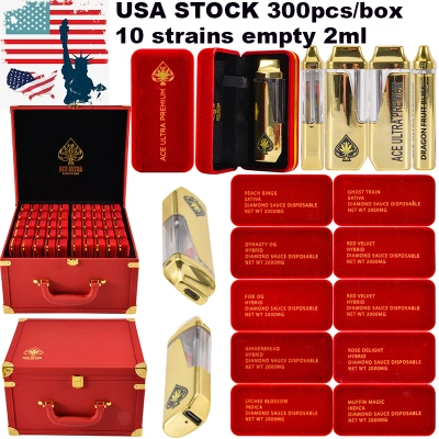 USA Stock ACE Red Love Edition 2G Disposable Vape Pen 500pcs/Lot 01