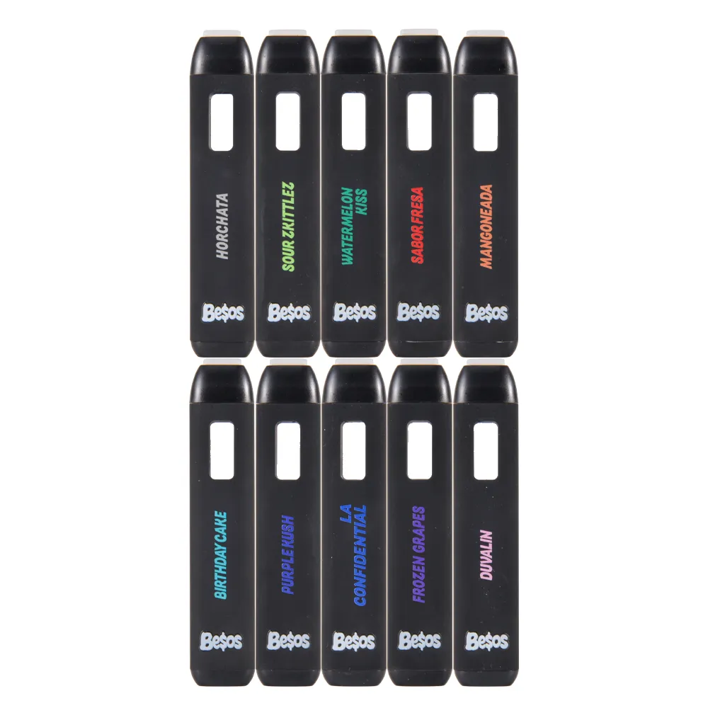 USA warehouse empty CBD vape pen 2grams Besos disposable liquid diamonds