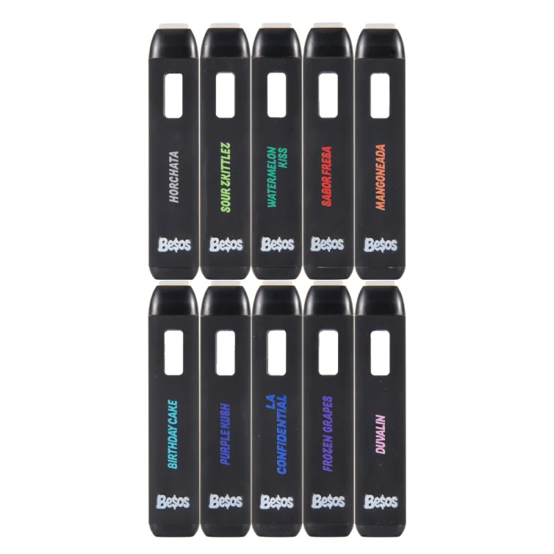 USA warehouse empty CBD vape pen 2grams Besos disposable liquid diamonds
