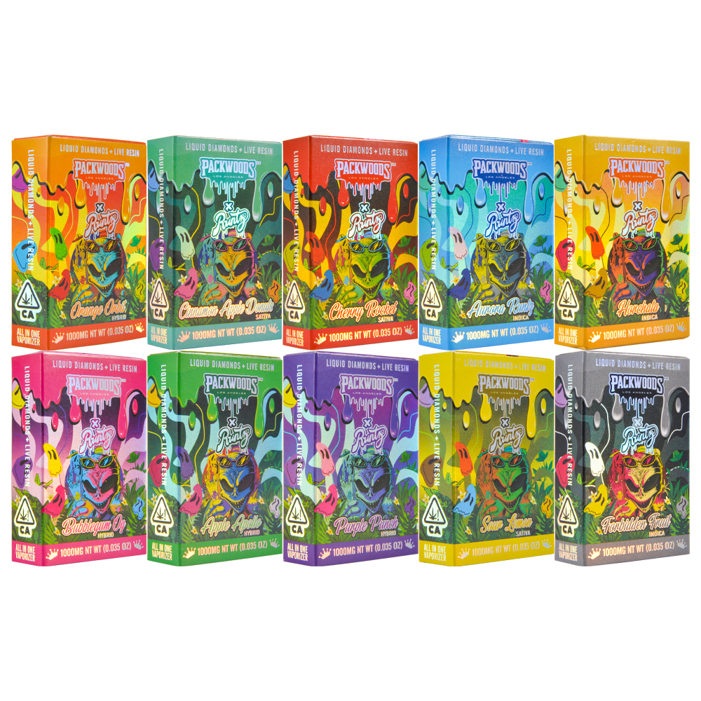 USA Stock Packwoods x Runtz 1G Disposable Vape Pen 200pcs/Lot