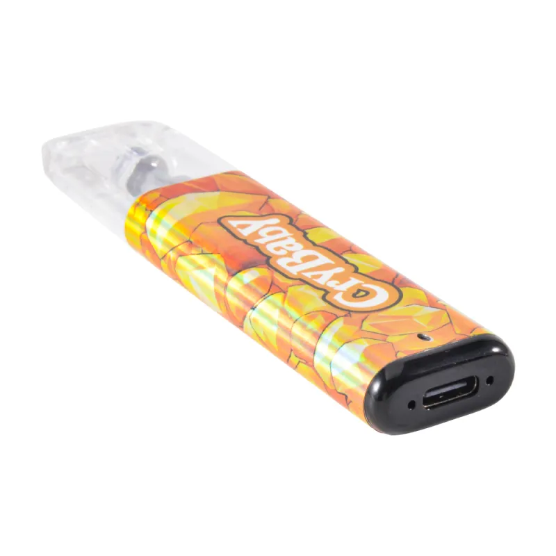 newest USA warehouse Crybaby disposable empty 2000mg CBD vape pen Skittles flavor