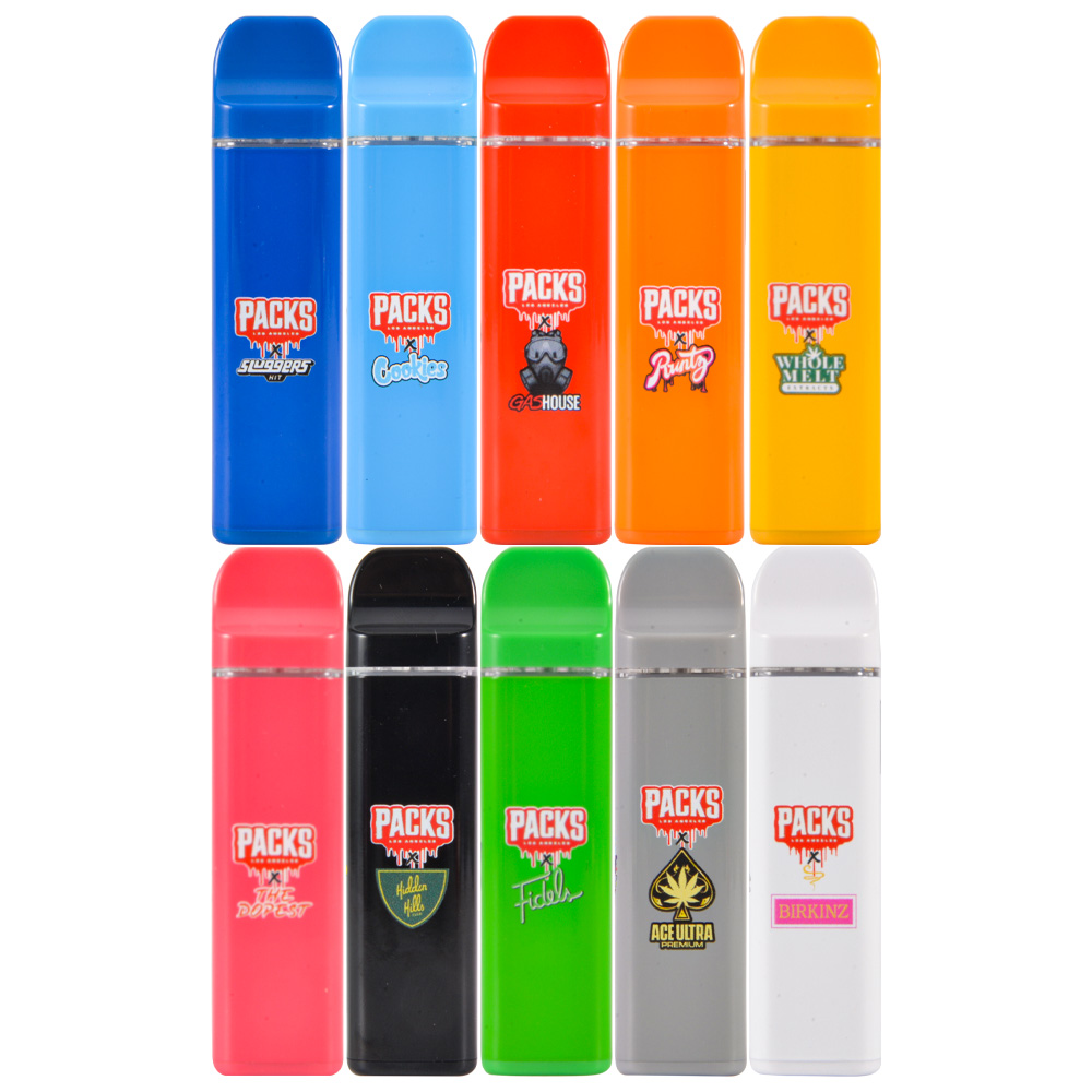 packwoods x wholemelt extracts empty 2ml disposable with digital screen 