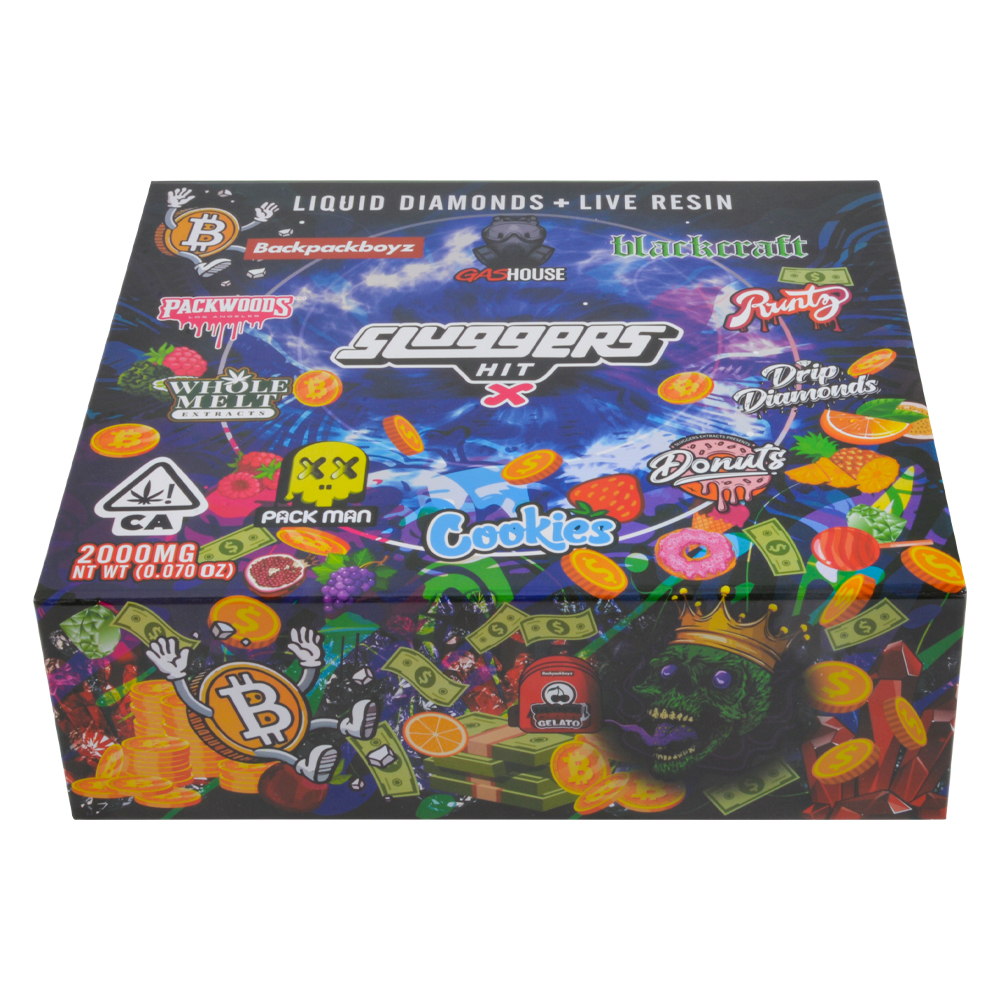 Sluggers Hit x 10 Brands 2g Disposable Vape Pen With LED Screen