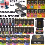 USA STOCK 2025 new thca Muha Meds vapes empty 2g disposable pen with bottom light