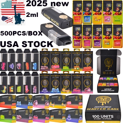 USA STOCK 2025 new thca Muha Meds vapes empty 2g disposable pen with bottom light 01