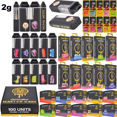 Uk Stock Muha Meds LED Light 2G Disposable 200pcs/Lot 01