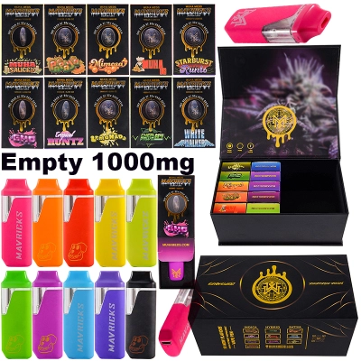 Wholesale MUHA MEDS MAVRICKS 1000MG empty disposable one gram of hash rosin 01