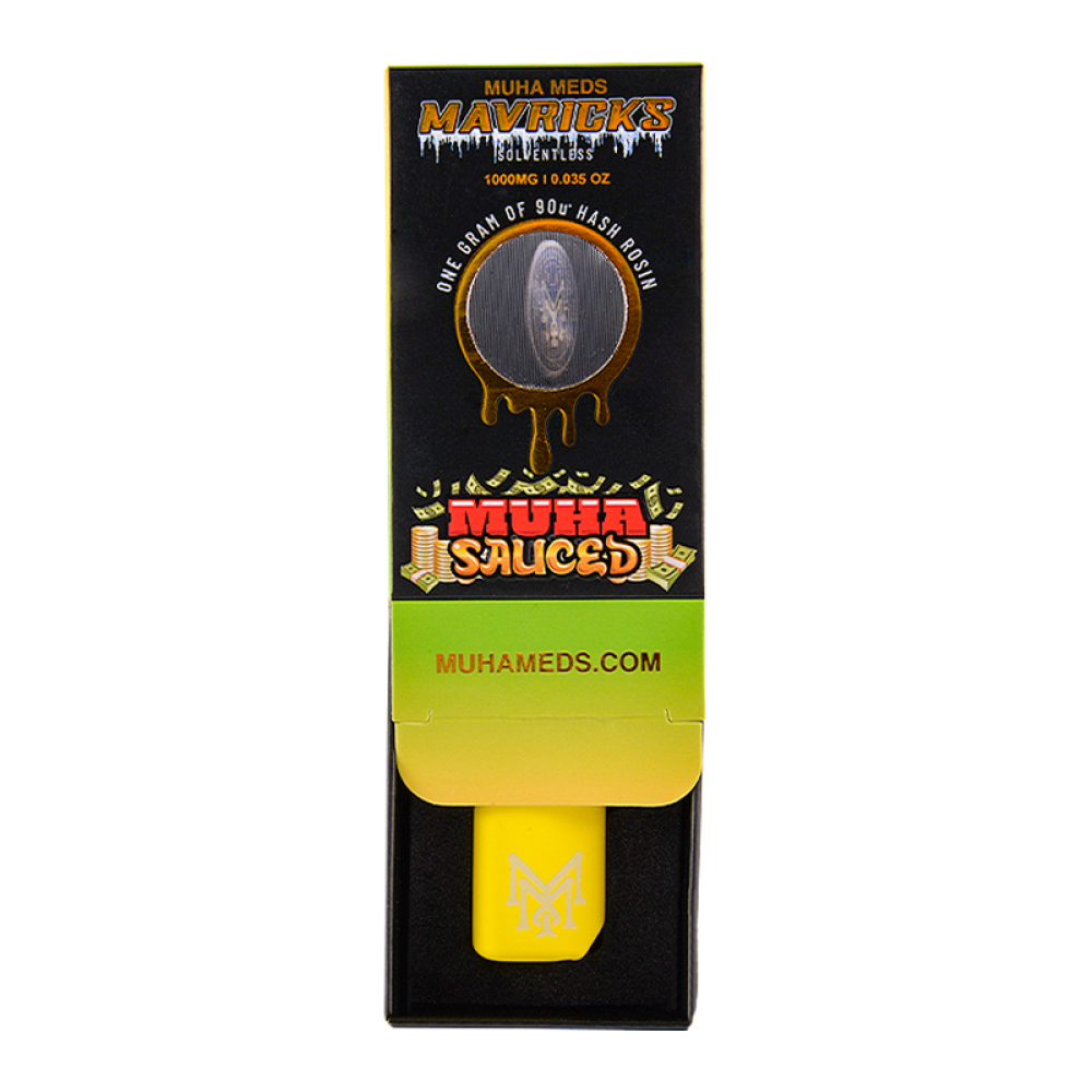 Wholesale MUHA MEDS MAVRICKS 1000MG empty disposable one gram of hash rosin