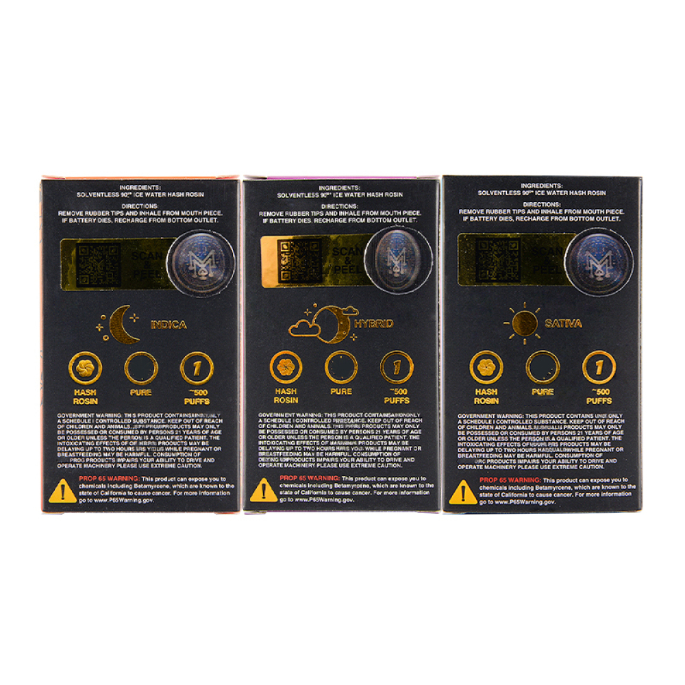 Wholesale MUHA MEDS MAVRICKS 1000MG empty disposable one gram of hash rosin